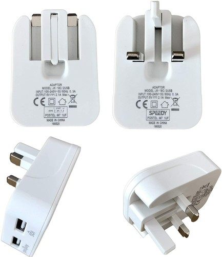 Dual usb ports charger - dual, 2.1a