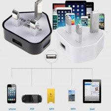 2pc 5V1A 3Pin USB Plug Charger