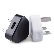 3 Pin UK Plug 5V 1A USB Wall