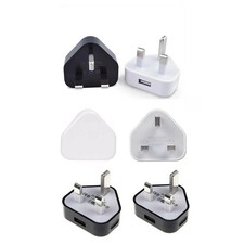 2pc 3Pin 5V1A USB Plug Charger