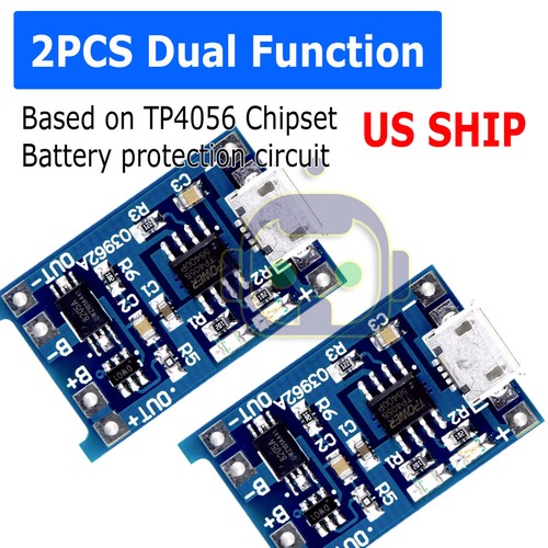 2pcs micro usb tp4056 - 2pcs,