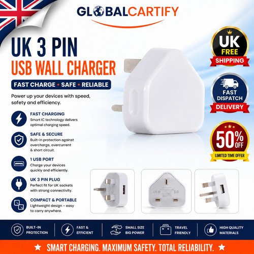 Pin plug 1a - pin, usb
