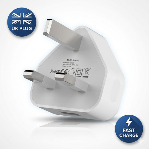 Pin plug 1a usb - pin, uk