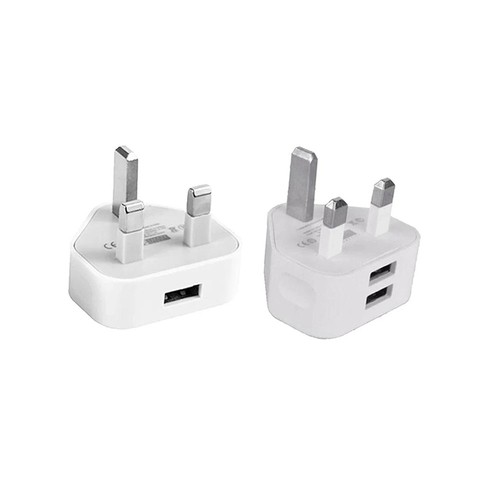 2pc plug usb wall - plug, 1a