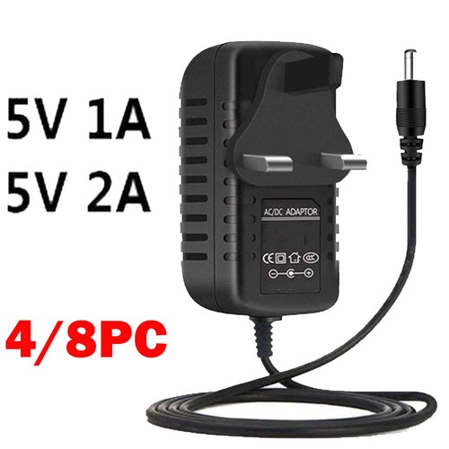 8pack 5v1a 5v2a mains - 4/8pack,